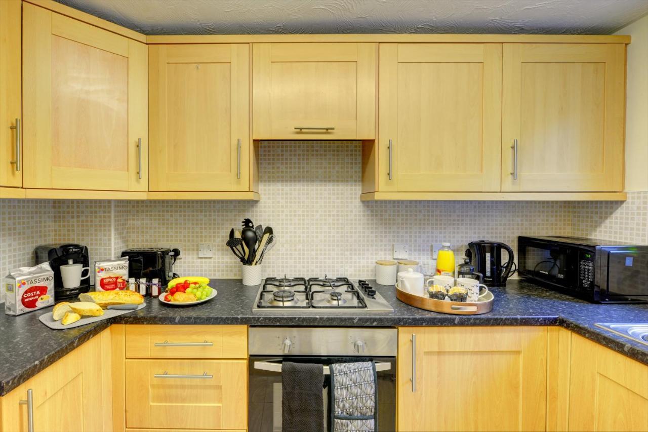 Modern 2 Bed House Sleeps 6 Southam Town Centre - Inspire Homes Ltd Exteriör bild